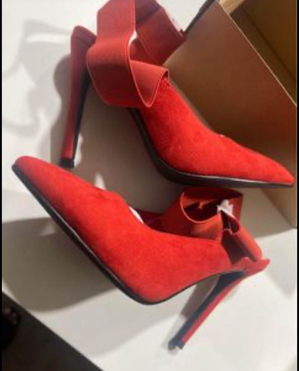 Red Valentine High Heels