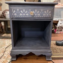 Fully Refinished, Nightstand Or End Table