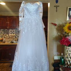 Vestido De Novia Talla Mediana