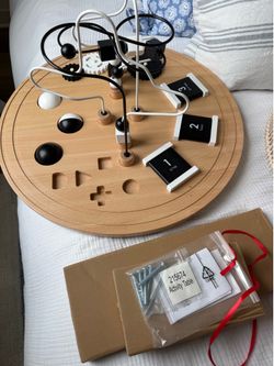 Crate & Barrel Crate & Kids Baby Wooden Activity Table - NEW
