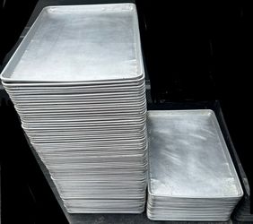 commercial-grade aluminum sheet pans full size (18" x 26") $5 each 