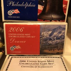 2006Uncirculated  20 Piece  Set  ( Denver & Philadelphia ) 