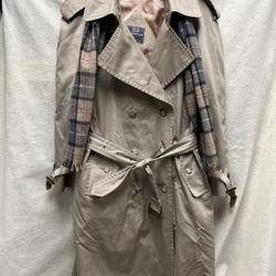 British “Sherlock Holmes” Iconic trenchcoat vintage J.G.Chappel from London removable lining 40 reg