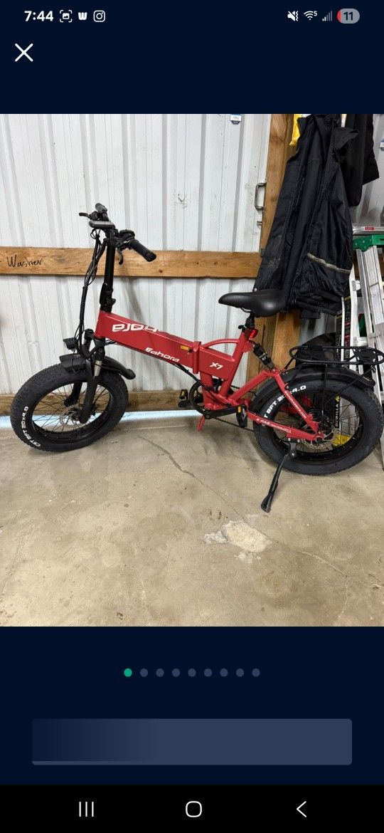 Eahora X7 folding electric bike