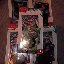 Pokemon Trading Card Bundle New Sealed 4 Journey Together And 1 Temporal Forces All For $20 Must Pick Up In Edinburg No Holds 