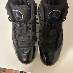 Nike Air Jordan 6, Rings Space Jam, Black Blue, Size 10