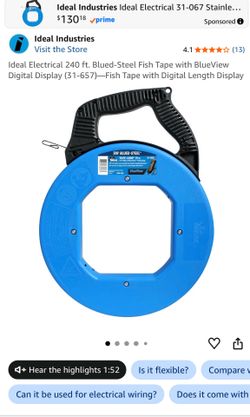 Ideal Fish Tape