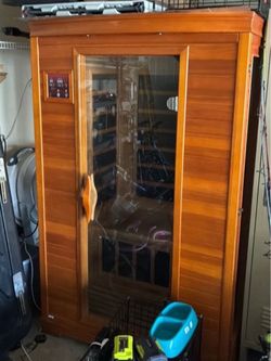 Indoor Infrared Sauna Cabinet Cedar Wood