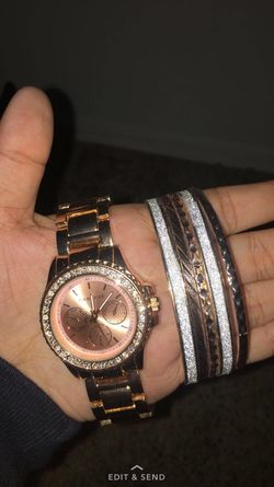 Watch and bracelet set