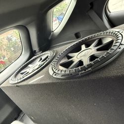 2 15” Sub Woofers/kickers  2 Amps Equalizer Sony Deck