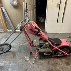 Mini Pink Motorcycle 