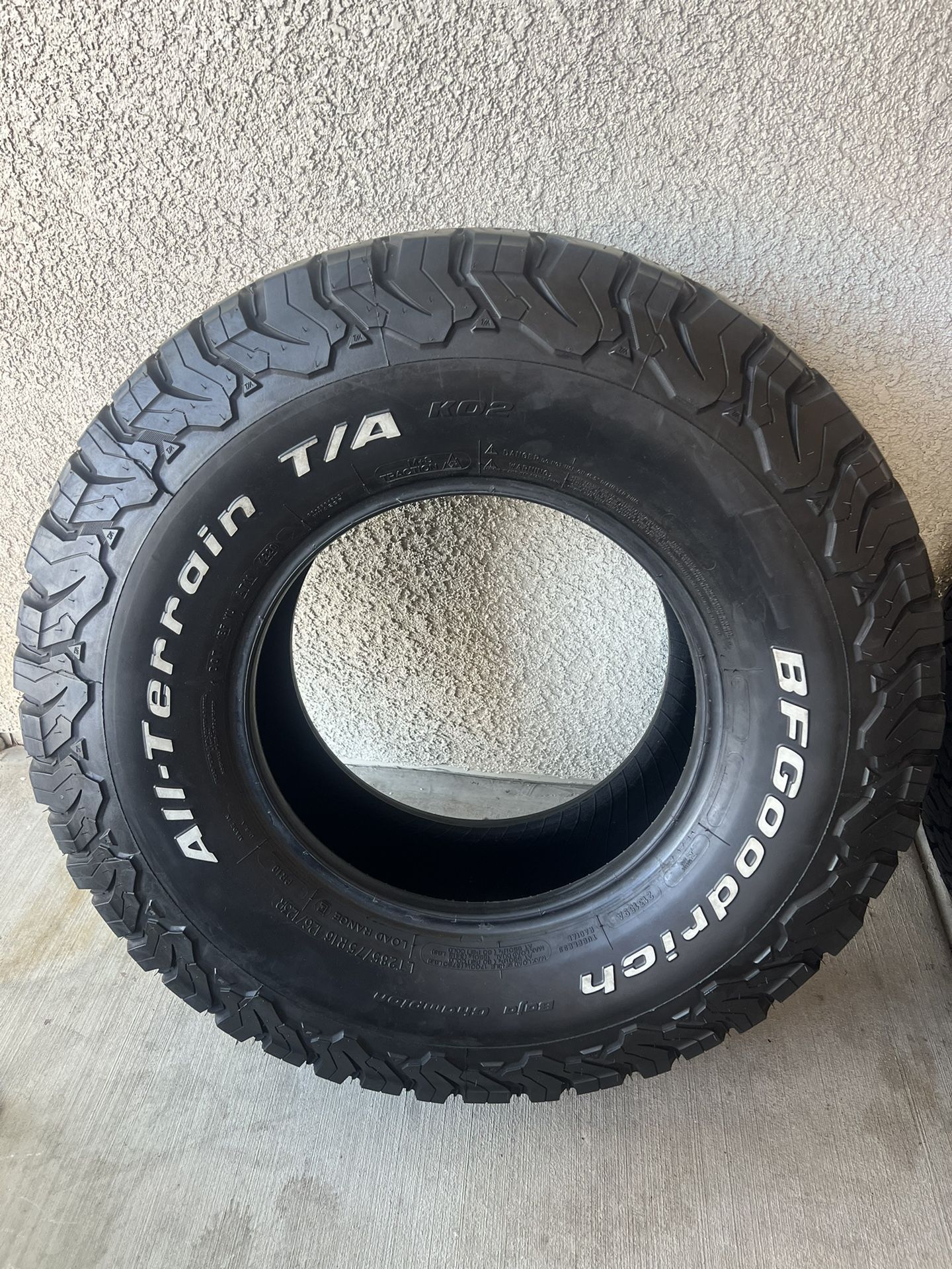 BFG Tires 285/75/16