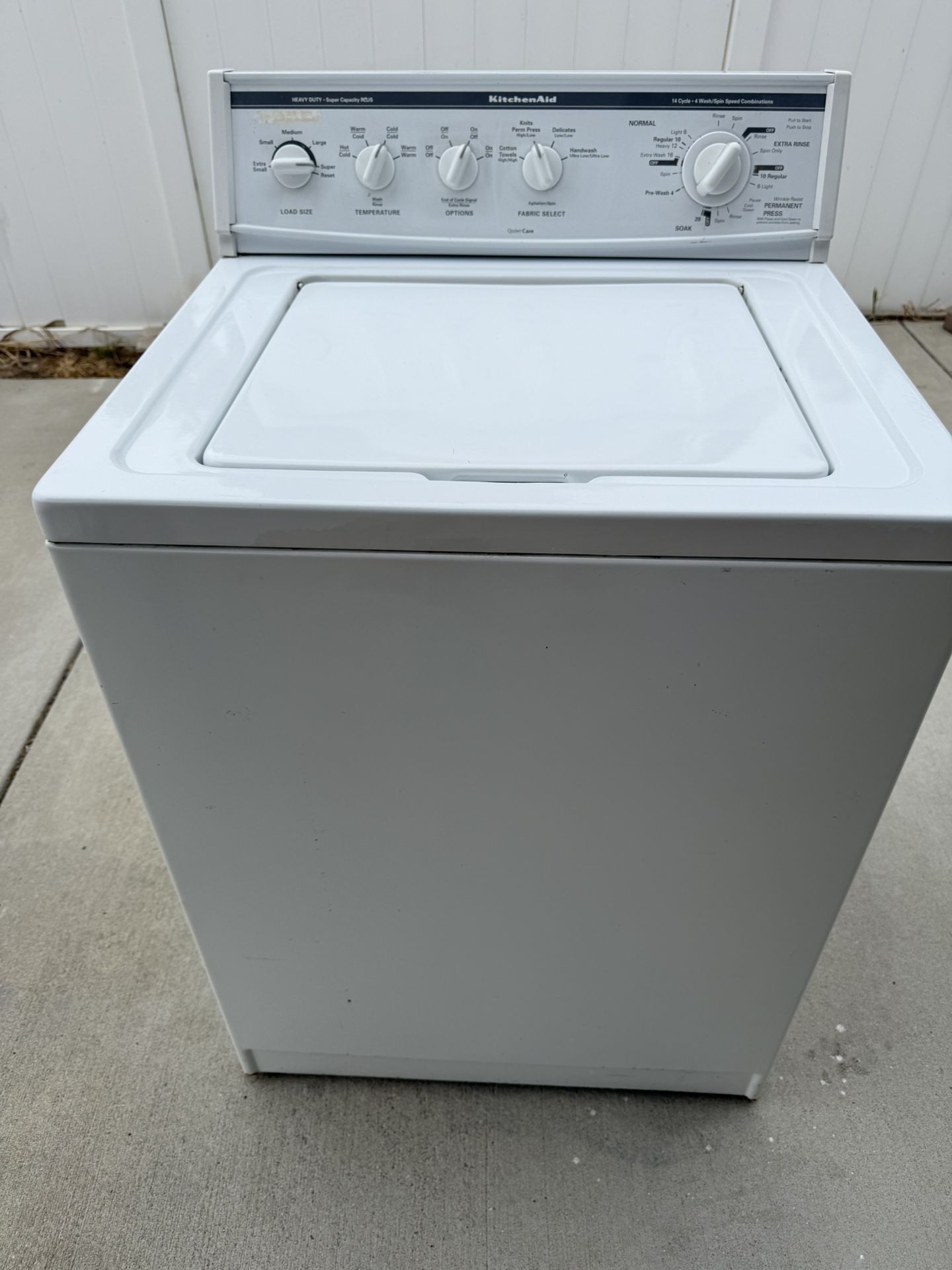 Kitchen Aid Washer