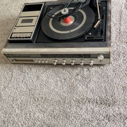 Record Player With Records 
