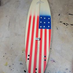 6'6 Rusty Surfboard