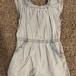 Girls Jean Romper 5T