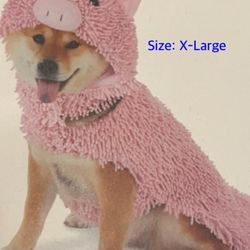 Pig costume extra large for Dog