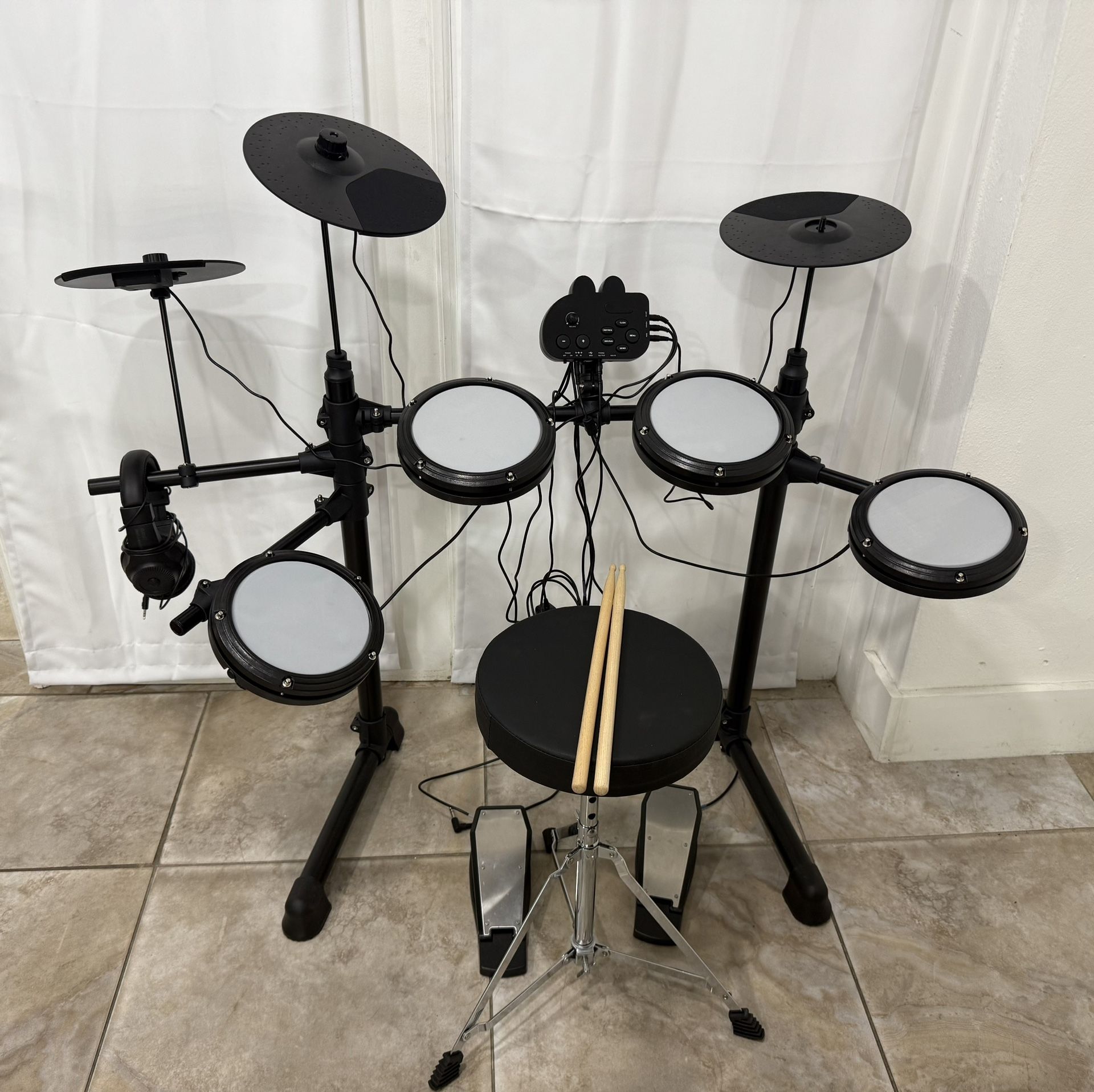 Ktaxon Electric Drum Set, Electronic Drum Set