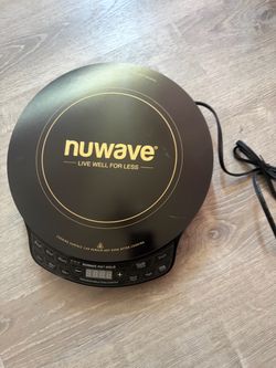 Nuwave Gold Precision Induction Cooktop – Portable, Powerful, with Large 8" Heating Coil, 100°F to 575°F Range, 3 Wattage Settings, and 12" Heat-Resis