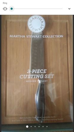 New, martha stewart collection 2 pieces cutting board