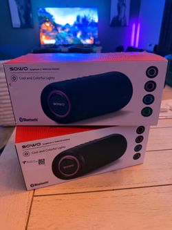 SOWO Wireless Bluetooth Speaker, Portable and Loud with Built-in Subwoofer