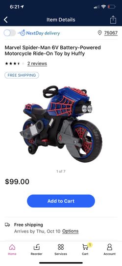 Spider ride on