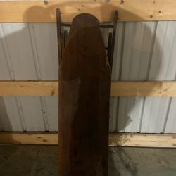 Antique Wood Ironing Board 