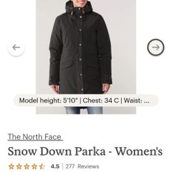 Womens North Face PARKA
