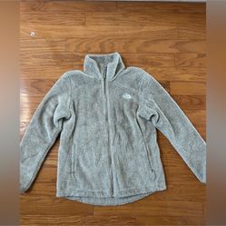 Like new The North Face women full zip Fleece Jacket in Tan size L