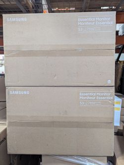 Samsung 27" Essential S3 (S36GD) Series FHD 1800R Curved Computer Monitor, 100Hz, Game Mode, Advanced Eye Comfort, HDMI and D-sub Ports, LS27D366GANXZ