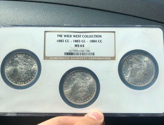 Morgan Silver Dollar Carson City NGC Set