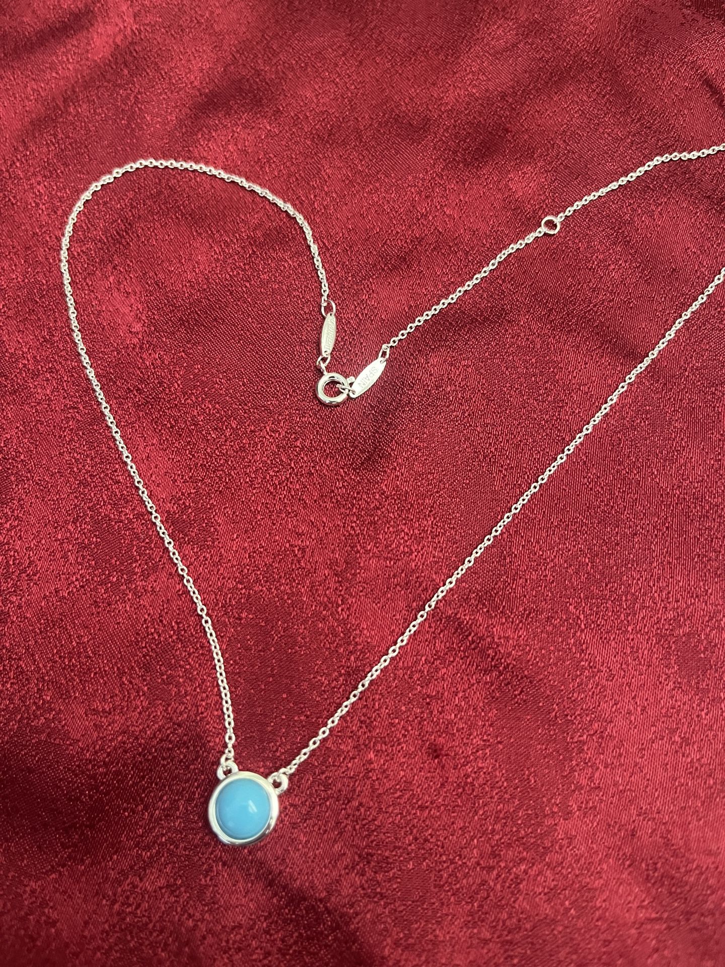 Tiffany & Co Turquoise Pendant Necklace