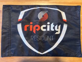 Portland Trail Blazers “Rip City Resident” Car Flag