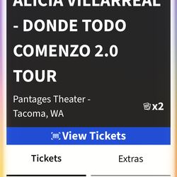 Alicia Villarreal Boletos