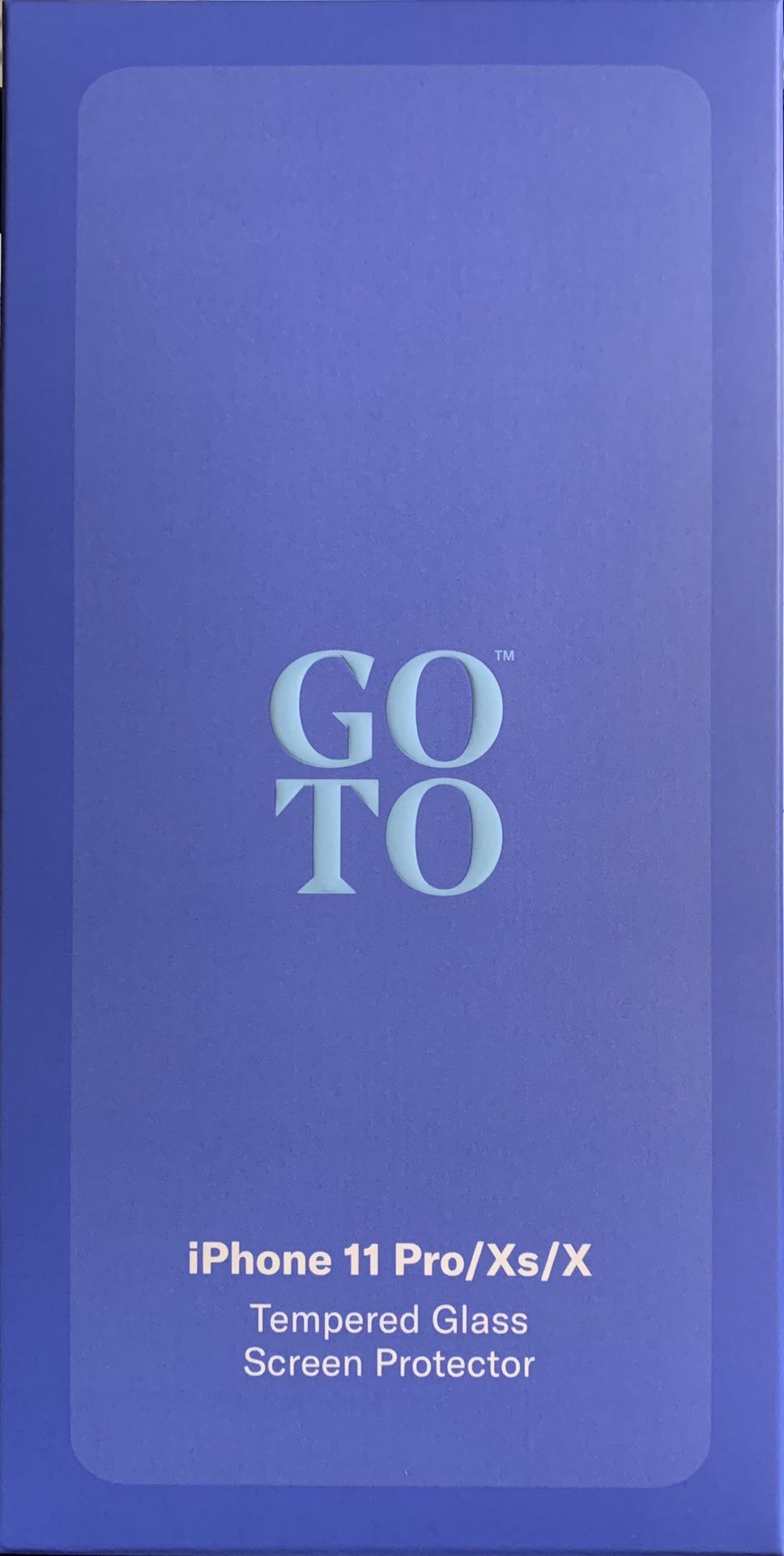 New iPhone 11 Pro XS X Screen Protector GoTo Brand