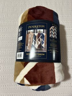 Reversible Throw Blanket/50” X 70”/New