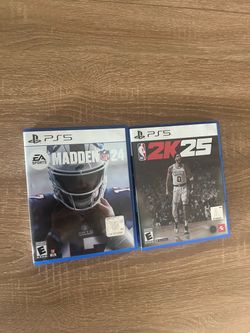 PS5 Games NBA and Madden