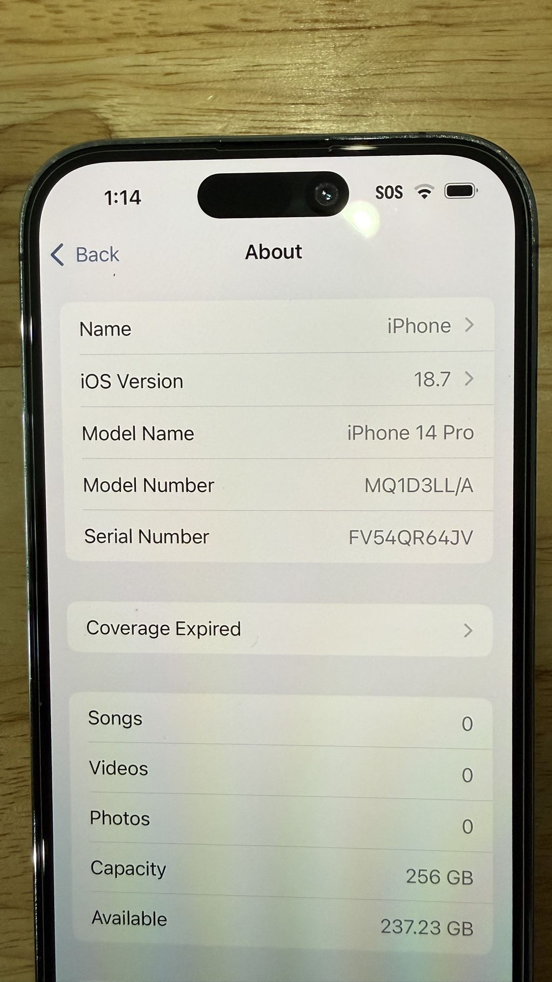 iPhone 14 Pro, 256gb, Purple