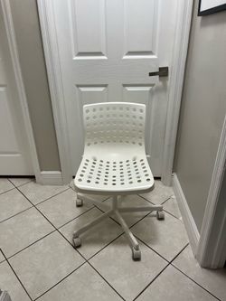 IKEA plastic desk rolling chair