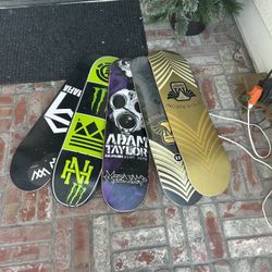 Five Brand New Skate Decks 