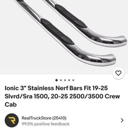 Nerf Bars/Pick Up Truck Running Bars