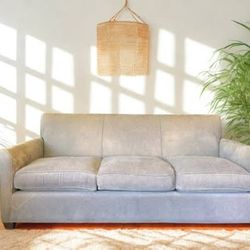 *Free Delivery & Flash Sale!* Crate & Barrel Taupe Sofa