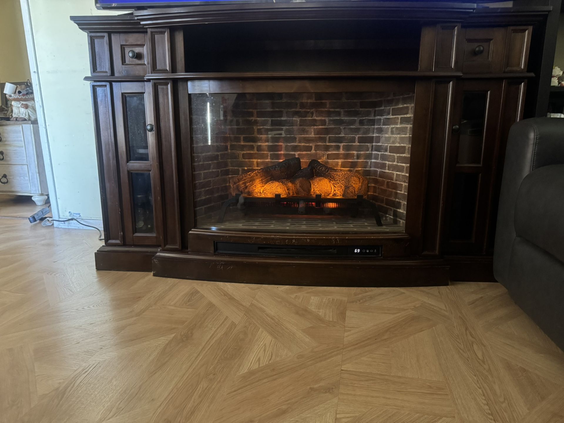 Chimenea  Heater 66” Wood 