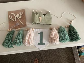 First birthday banner