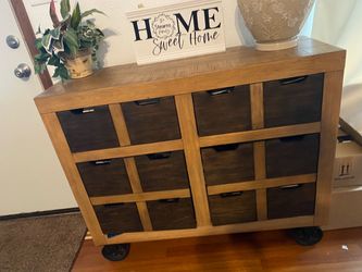 Wood cabinet