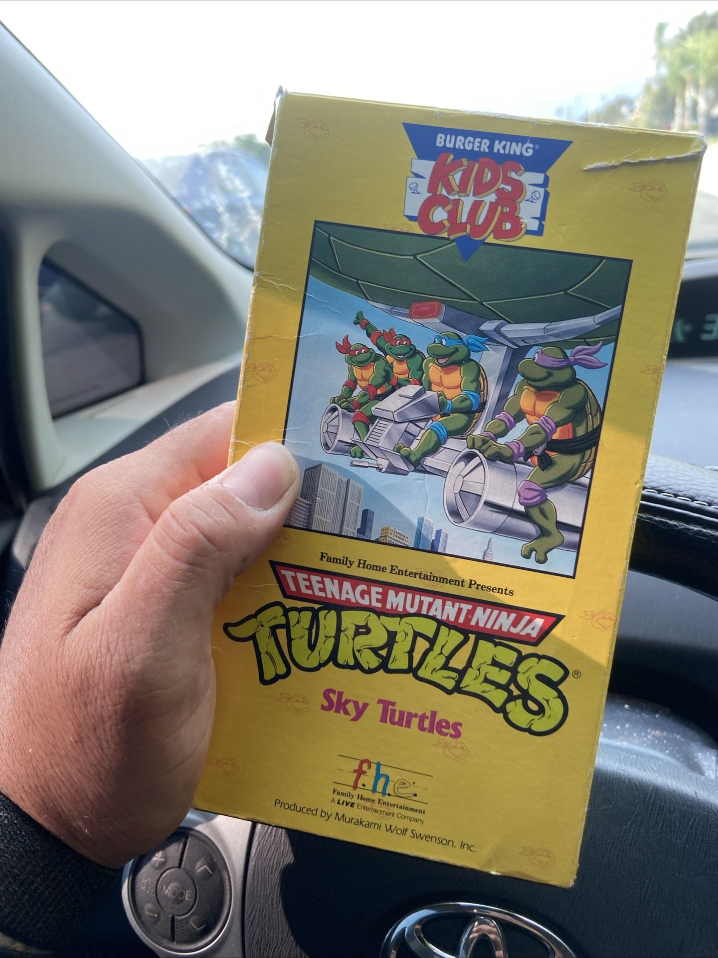Teenage Mutant Ninja Turtles Sky Turtles VHS 1990