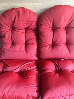 Red Patio Chairs Cushion