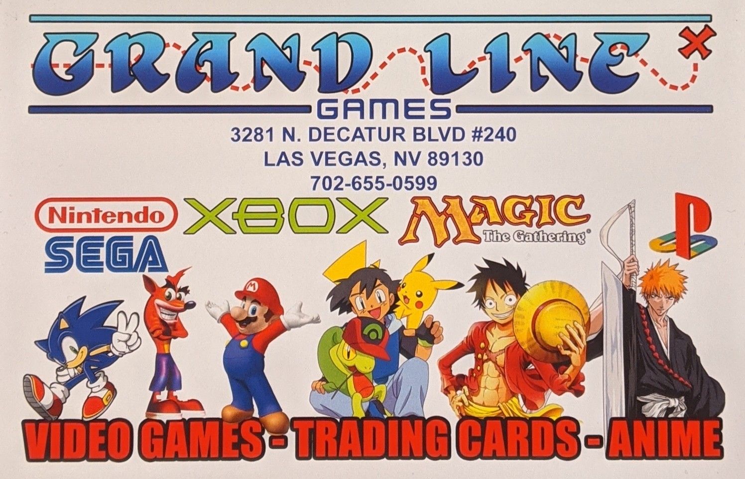 Grand Line Games - Retro Game Store!