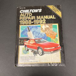 Chilton’s Auto Repair Manual 1(contact info removed)