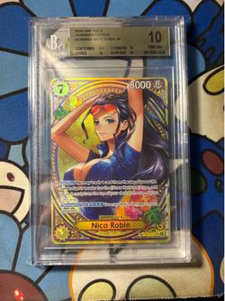 Nico Robin Eb03-055 SP One Piece TCG BGS 10 Pristine English